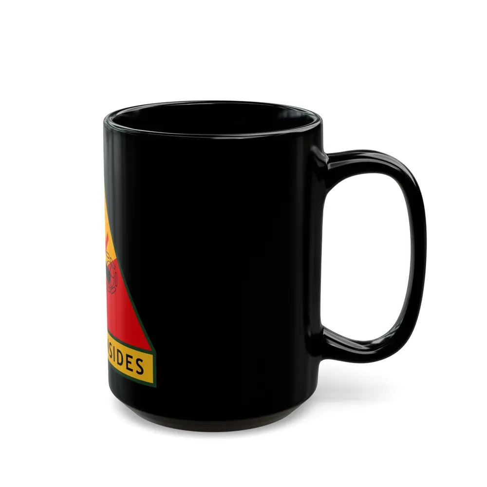 1st Armored Division (U.S. Army) Black Coffee Mug-Go Mug Yourself