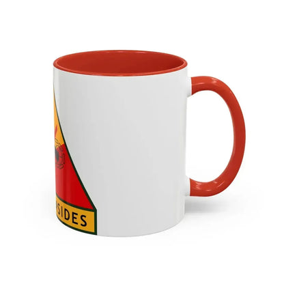 1st Armored Division (U.S. Army) Accent Coffee Mug - Go Mug Yourself