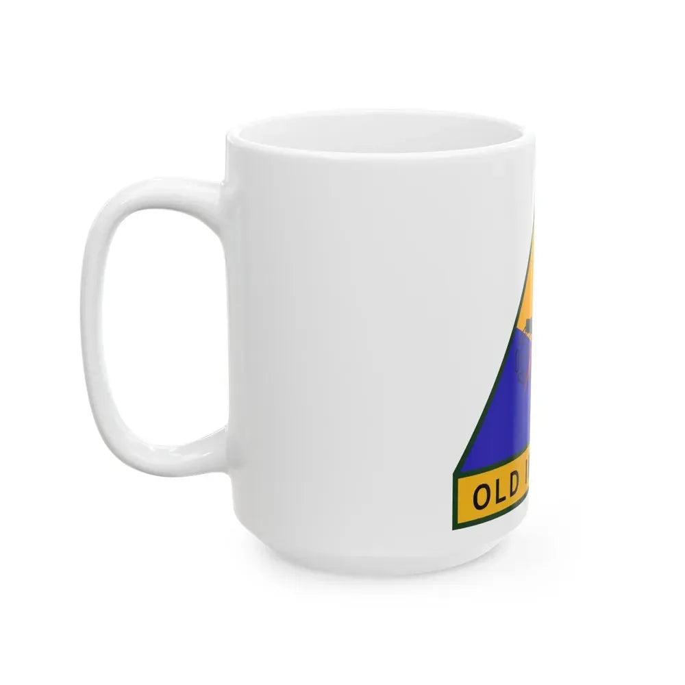 1st Armored Division (U.S. Army) White Coffee Mug - Go Mug Yourself