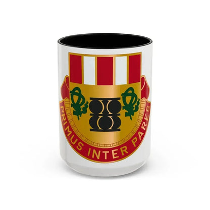 1st Artillery Regiment (U.S. Army) Accent Coffee Mug 15oz Black - Go Mug Yourself