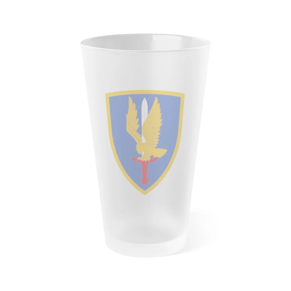 1st Aviation Brigade (U.S. Army) Frosted Pint Glass 16oz-Go Mug Yourself