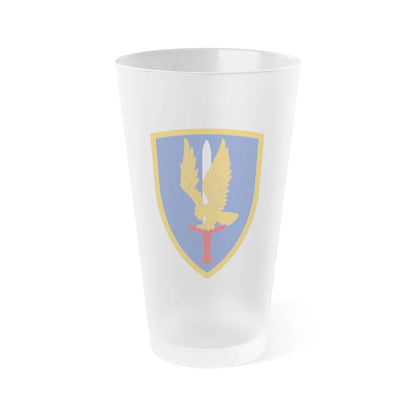 1st Aviation Brigade (U.S. Army) Frosted Pint Glass 16oz-Go Mug Yourself