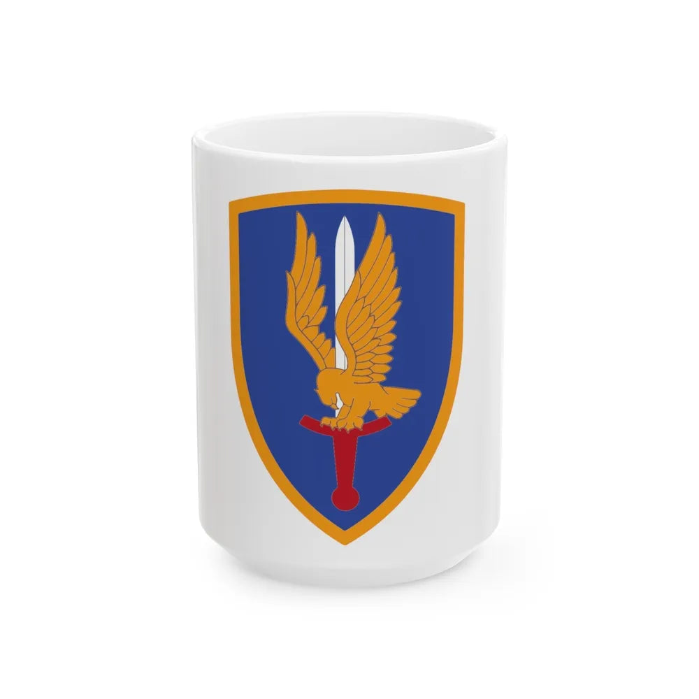 1st Aviation Brigade (U.S. Army) White Coffee Mug-15oz-Go Mug Yourself