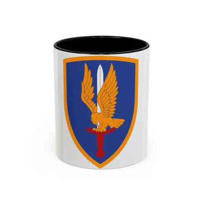 1st Aviation Brigade (U.S. Army) Accent Coffee Mug 11oz Black - Go Mug Yourself