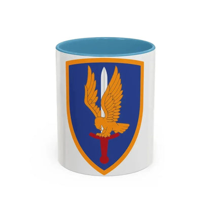 1st Aviation Brigade (U.S. Army) Accent Coffee Mug 11oz Light Blue - Go Mug Yourself