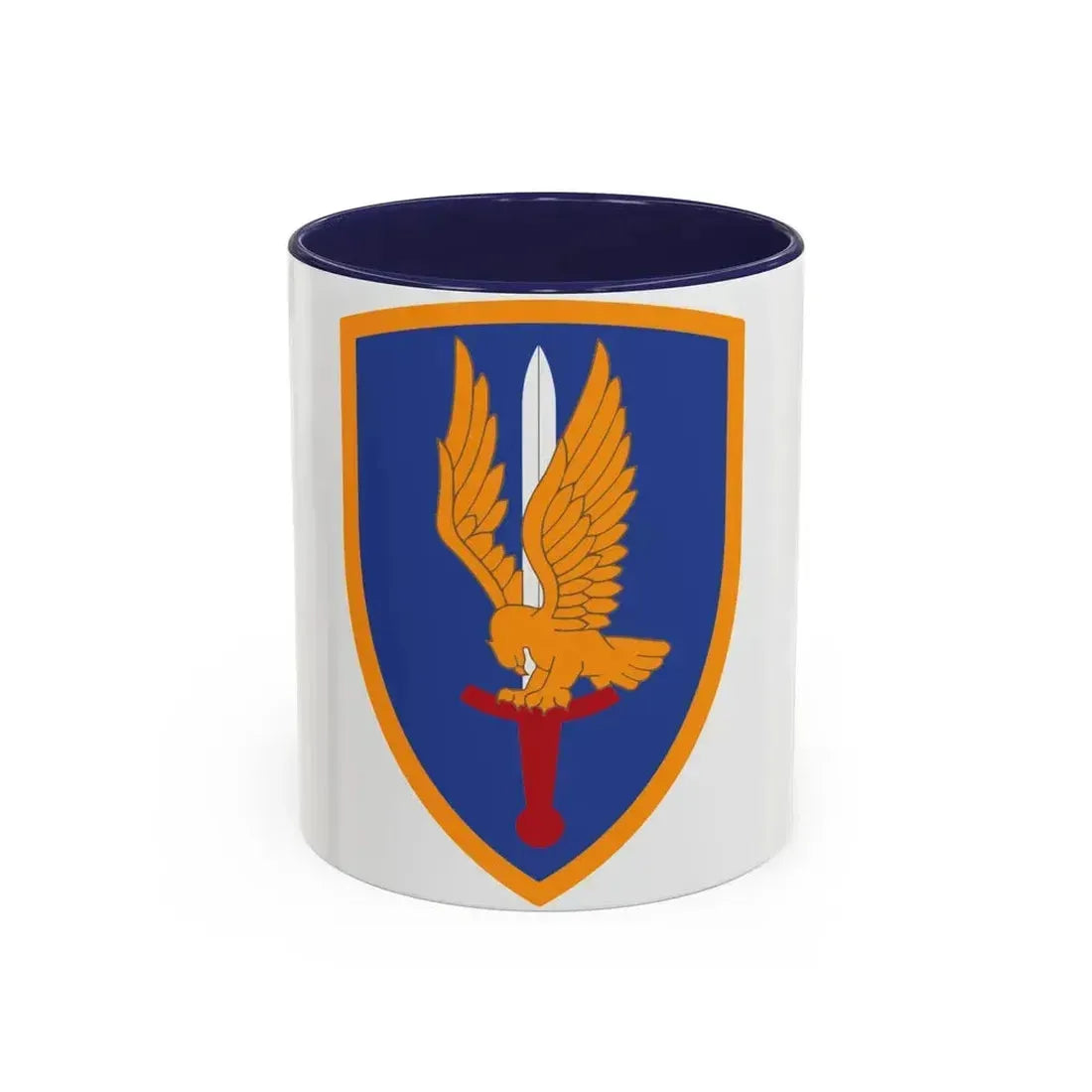 1st Aviation Brigade (U.S. Army) Accent Coffee Mug 11oz Navy - Go Mug Yourself