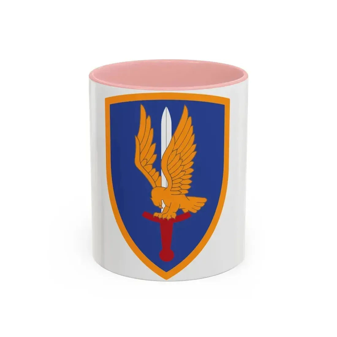 1st Aviation Brigade (U.S. Army) Accent Coffee Mug 11oz Pink - Go Mug Yourself