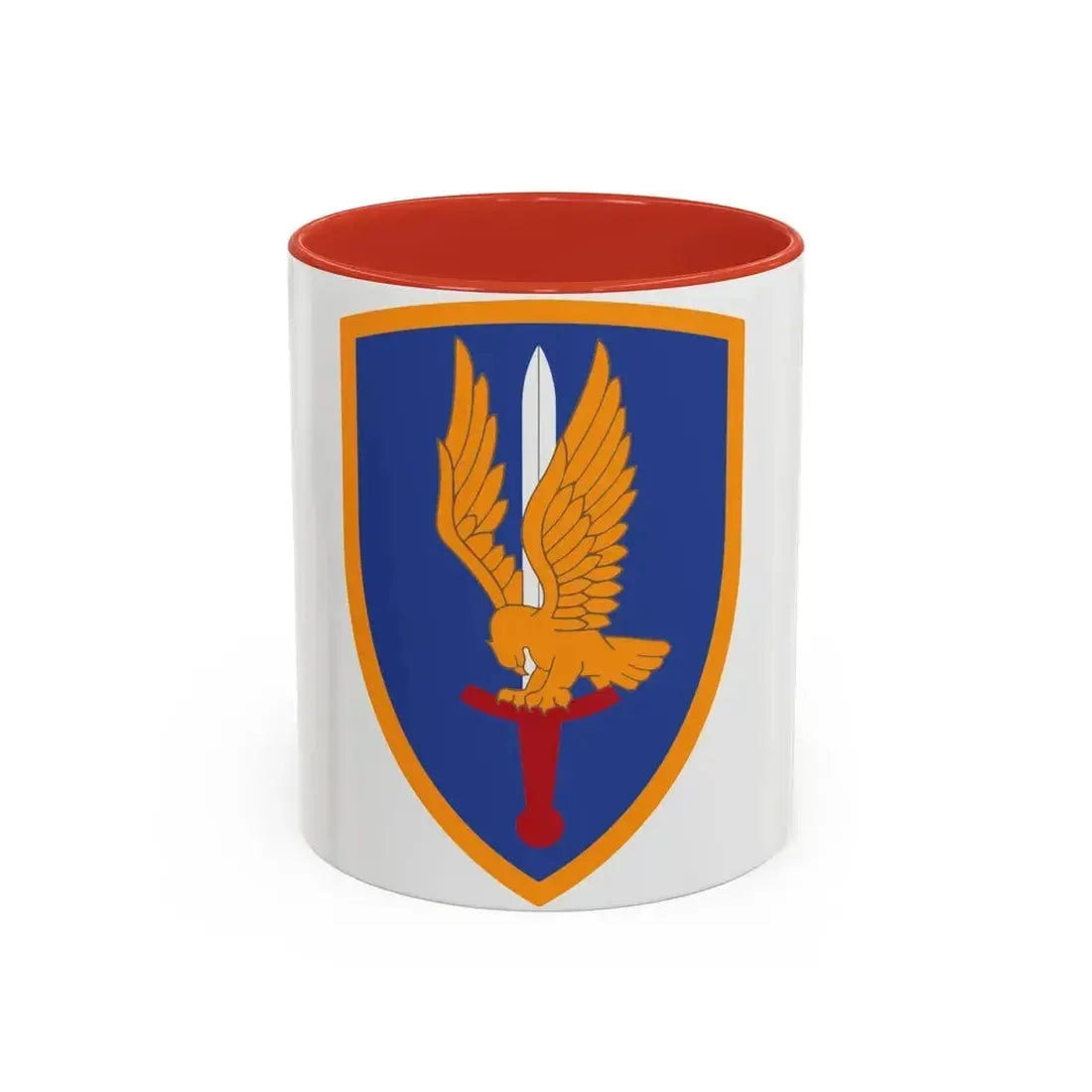 1st Aviation Brigade (U.S. Army) Accent Coffee Mug 11oz Red - Go Mug Yourself