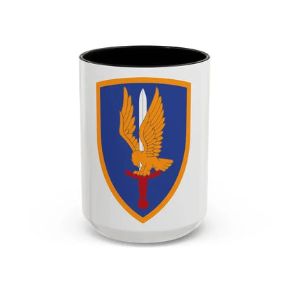 1st Aviation Brigade (U.S. Army) Accent Coffee Mug 15oz Black - Go Mug Yourself