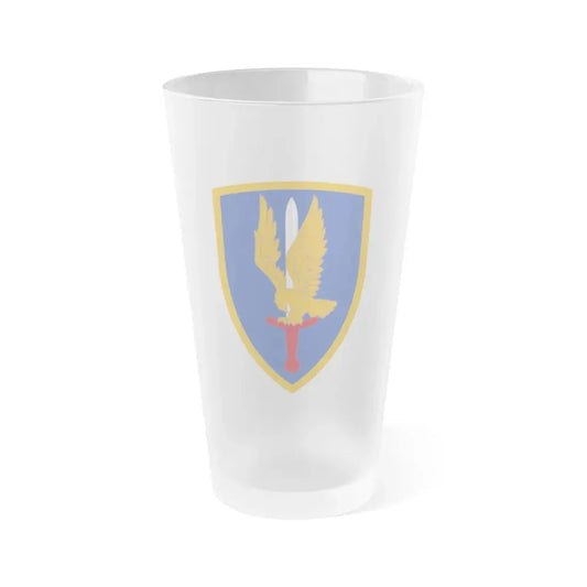 1st Aviation Brigade (U.S. Army) Frosted Pint Glass 16oz Default Title - Go Mug Yourself