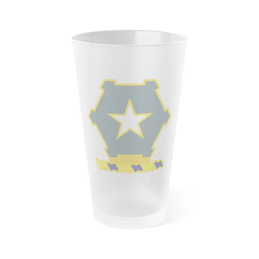 1st Battalion 36th Infantry Regiment (U.S. Army) Frosted Pint Glass 16oz-Go Mug Yourself