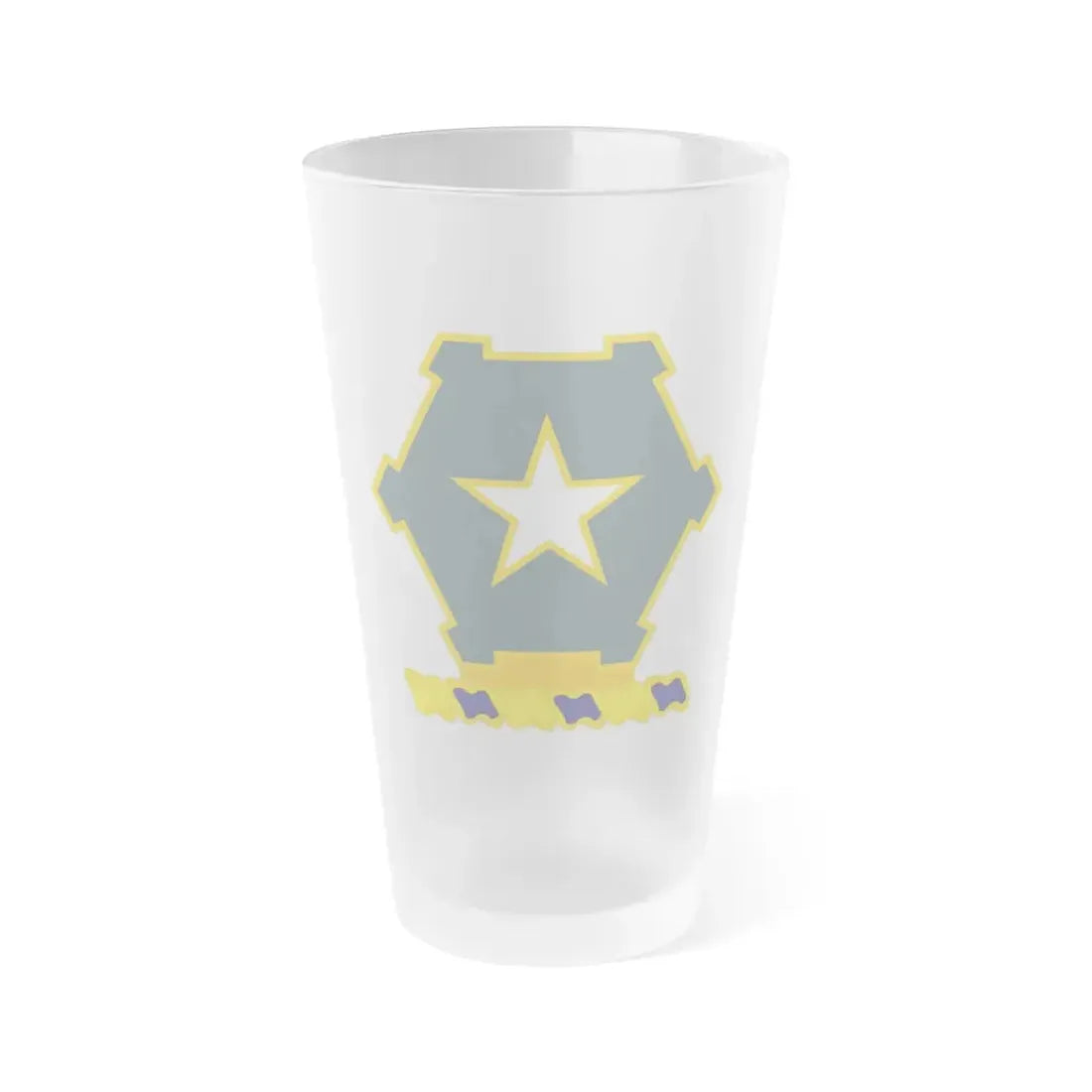 1st Battalion 36th Infantry Regiment (U.S. Army) Frosted Pint Glass 16oz Default Title - Go Mug Yourself