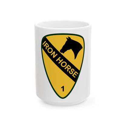 1st Brigade Combat Team 1st Cavalry Division (U.S. Army) White Coffee Mug-15oz-Go Mug Yourself