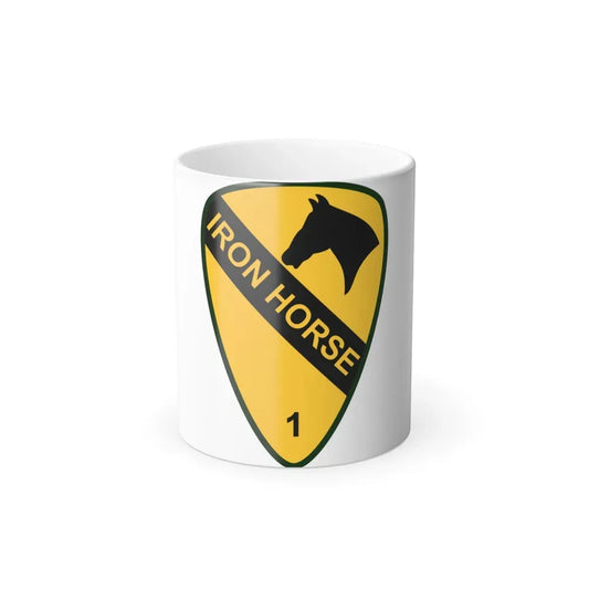 1st Brigade Combat Team 1st Cavalry Division (U.S. Army) Color Changing Coffee Mug 11oz - Go Mug Yourself