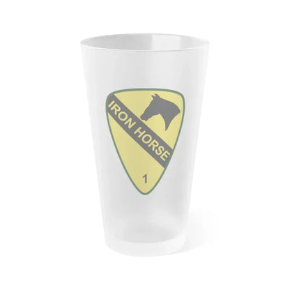 1st Brigade Combat Team 1st Cavalry Division (U.S. Army) Frosted Pint Glass 16oz Default Title - Go Mug Yourself