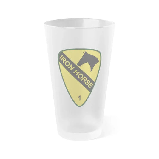 1st Brigade Combat Team 1st Cavalry Division (U.S. Army) Frosted Pint Glass 16oz Default Title - Go Mug Yourself