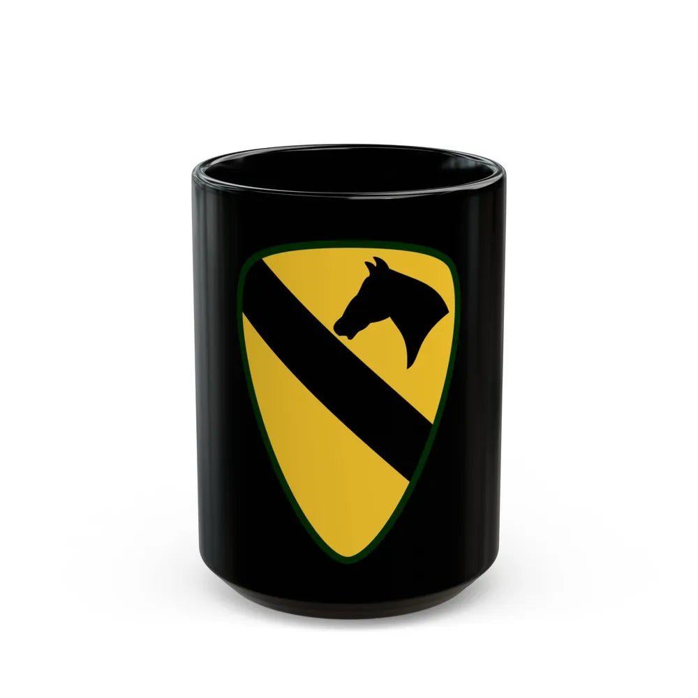 1st Cavalry Division Sustainment Brigade (U.S. Army) Black Coffee Mug-15oz-Go Mug Yourself