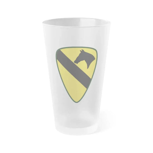 1st Cavalry Division Sustainment Brigade (U.S. Army) Frosted Pint Glass 16oz Default Title - Go Mug Yourself