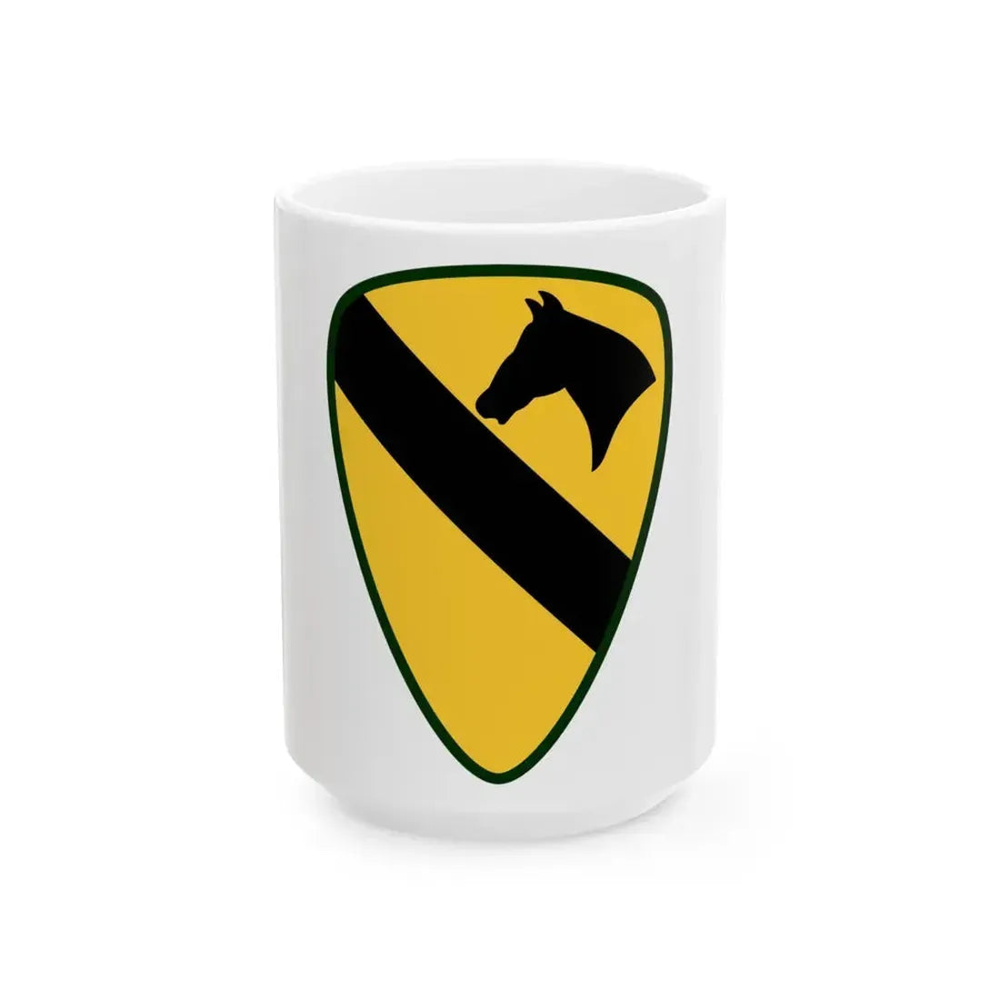 1st Cavalry Division Sustainment Brigade (U.S. Army) White Coffee Mug 15oz - Go Mug Yourself