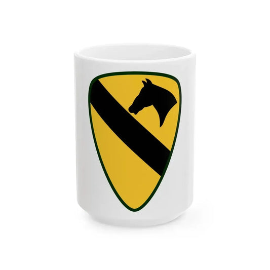 1st Cavalry Division Sustainment Brigade (U.S. Army) White Coffee Mug 15oz - Go Mug Yourself