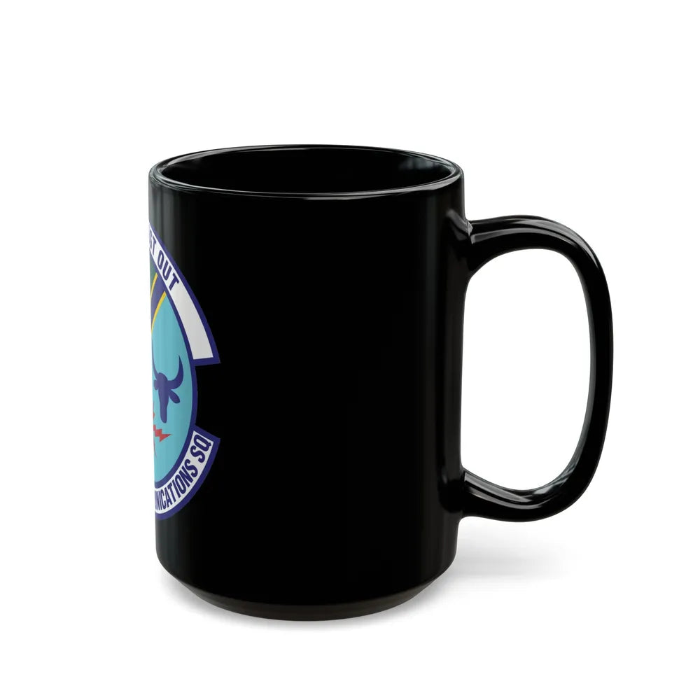 1st Combat Communications Squadron (U.S. Air Force) Black Coffee Mug-Go Mug Yourself