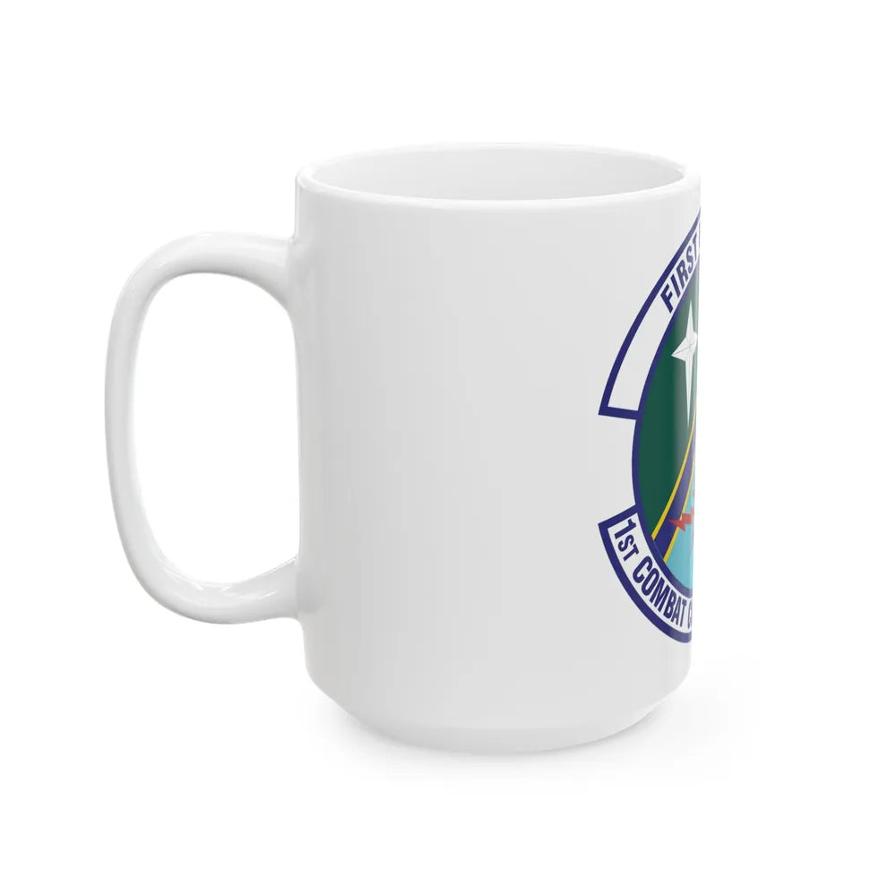 1st Combat Communications Squadron (U.S. Air Force) White Coffee Mug-Go Mug Yourself