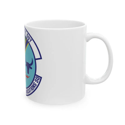 1st Combat Communications Squadron (U.S. Air Force) White Coffee Mug-Go Mug Yourself