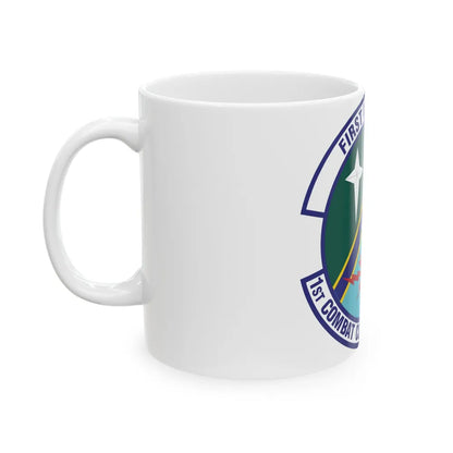 1st Combat Communications Squadron (U.S. Air Force) White Coffee Mug-Go Mug Yourself