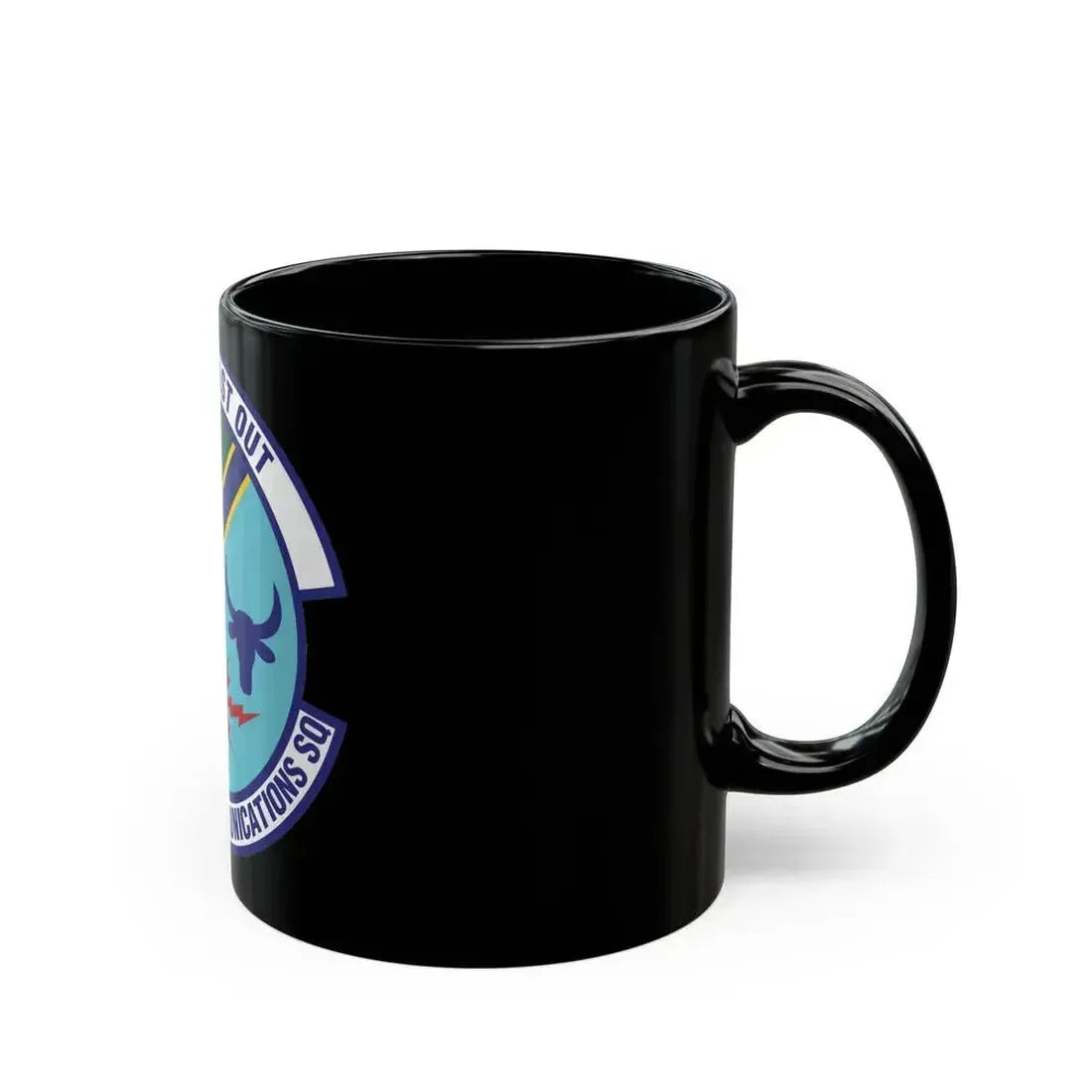 1st Combat Communications Squadron (U.S. Air Force) Black Coffee Mug - Go Mug Yourself
