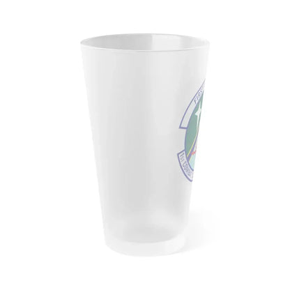 1st Combat Communications Squadron (U.S. Air Force) Frosted Pint Glass 16oz - Go Mug Yourself