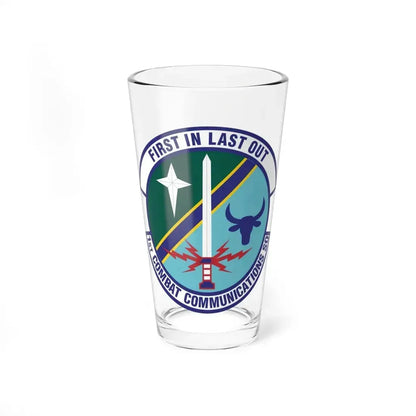 1st Combat Communications Squadron (U.S. Air Force) Pint Glass 16oz - Go Mug Yourself