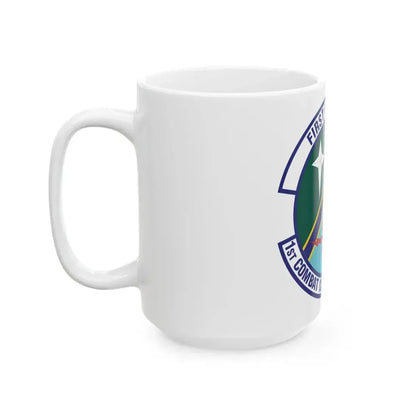 1st Combat Communications Squadron (U.S. Air Force) White Coffee Mug - Go Mug Yourself