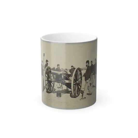 1St Conn. Artillery, Ft. Richardson, Arlington Heights, Va. 20 Pounder Parrott (U.S. Civil War) Color Changing Coffee Mug 11oz Default Title 11oz - Go Mug Yourself