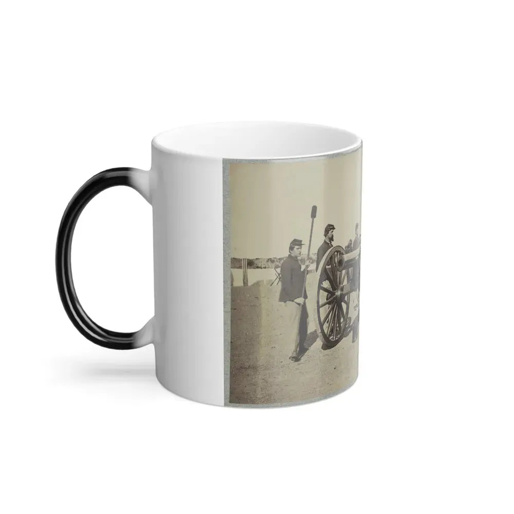 1St Conn. Artillery, Ft. Richardson, Arlington Heights, Va. 20 Pounder Parrott (U.S. Civil War) Color Changing Coffee Mug 11oz - Go Mug Yourself