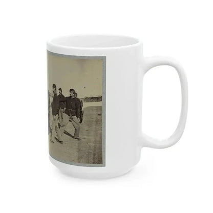 1st Conn. Artillery, Ft. Richardson, Arlington Heights, Va. 20 Pounder Parrott (U.S. Civil War) White Coffee Mug - Go Mug Yourself