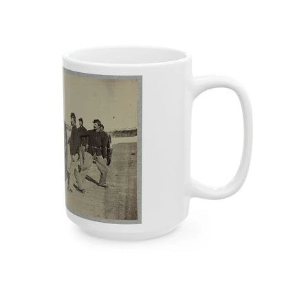 1st Conn. Artillery, Ft. Richardson, Arlington Heights, Va. 20 Pounder Parrott (U.S. Civil War) White Coffee Mug-Go Mug Yourself