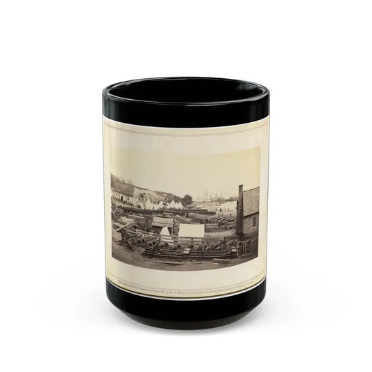 1st Connecticut Artillery Park Encamped At The Former Quarters Of The Louisiana Tigers. (U.S. Civil War) Black Coffee Mug 15oz - Go Mug Yourself