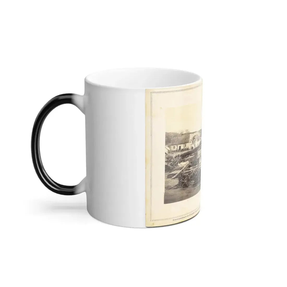 1St Connecticut Artillery Park Encamped at the Former Quarters of the Louisiana Tigers. (U.S. Civil War) Color Changing Coffee Mug 11oz - Go Mug Yourself