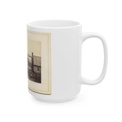 1st Connecticut Artillery Park Encamped At The Former Quarters Of The Louisiana Tigers. (U.S. Civil War) White Coffee Mug - Go Mug Yourself
