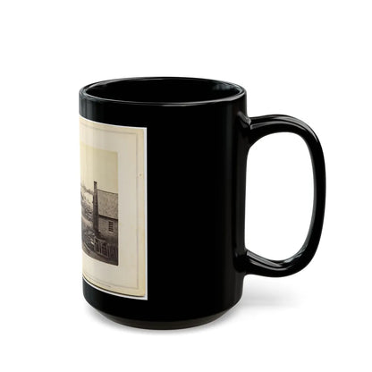 1st Connecticut Artillery Park Encamped At The Former Quarters Of The Louisiana Tigers. (U.S. Civil War) Black Coffee Mug-Go Mug Yourself