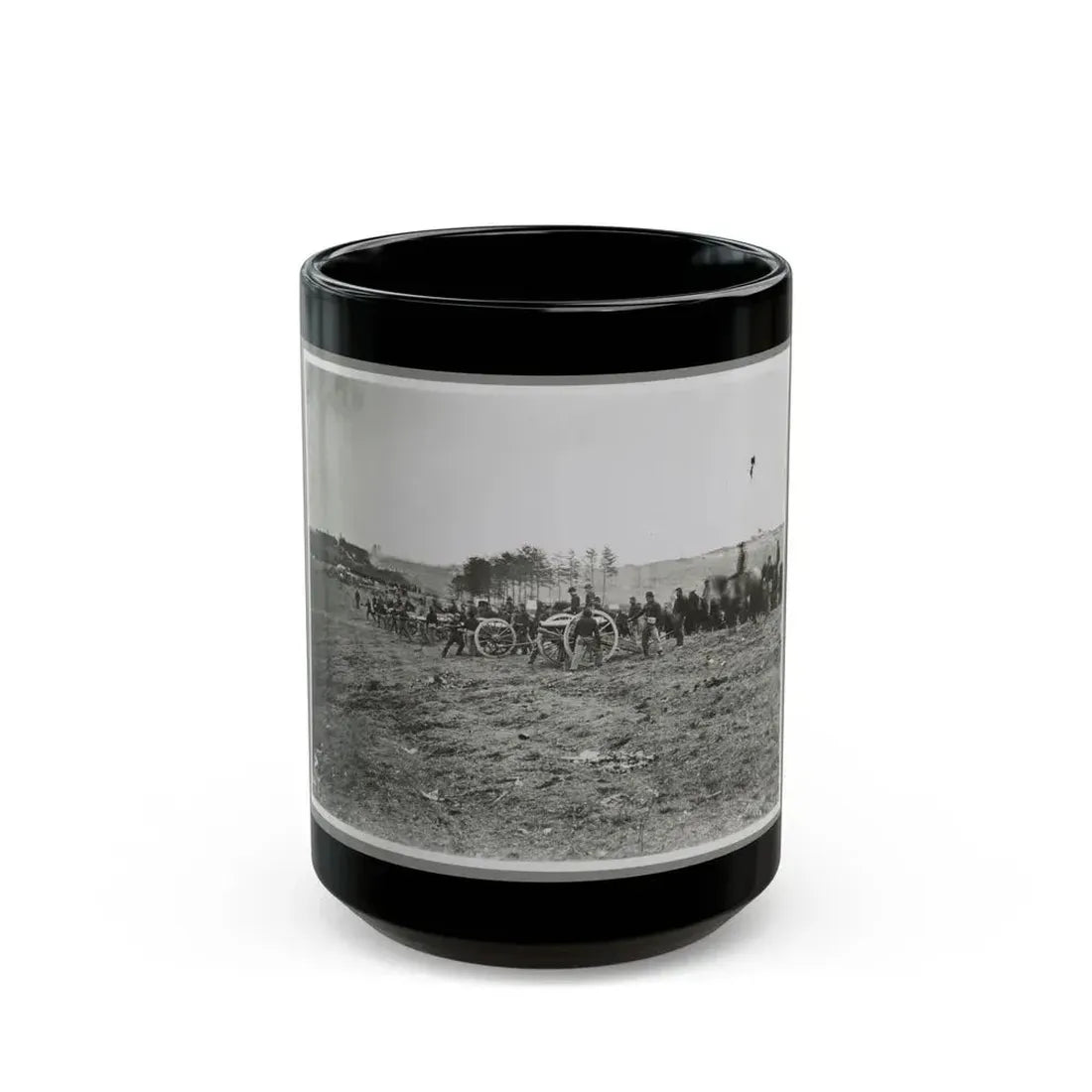 1st Connecticut Battery, Near Fredericksburg, Va., May 2, 1863 (U.S. Civil War) Black Coffee Mug 15oz - Go Mug Yourself