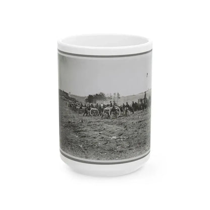 1st Connecticut Battery, Near Fredericksburg, Va., May 2, 1863 (U.S. Civil War) White Coffee Mug 15oz - Go Mug Yourself