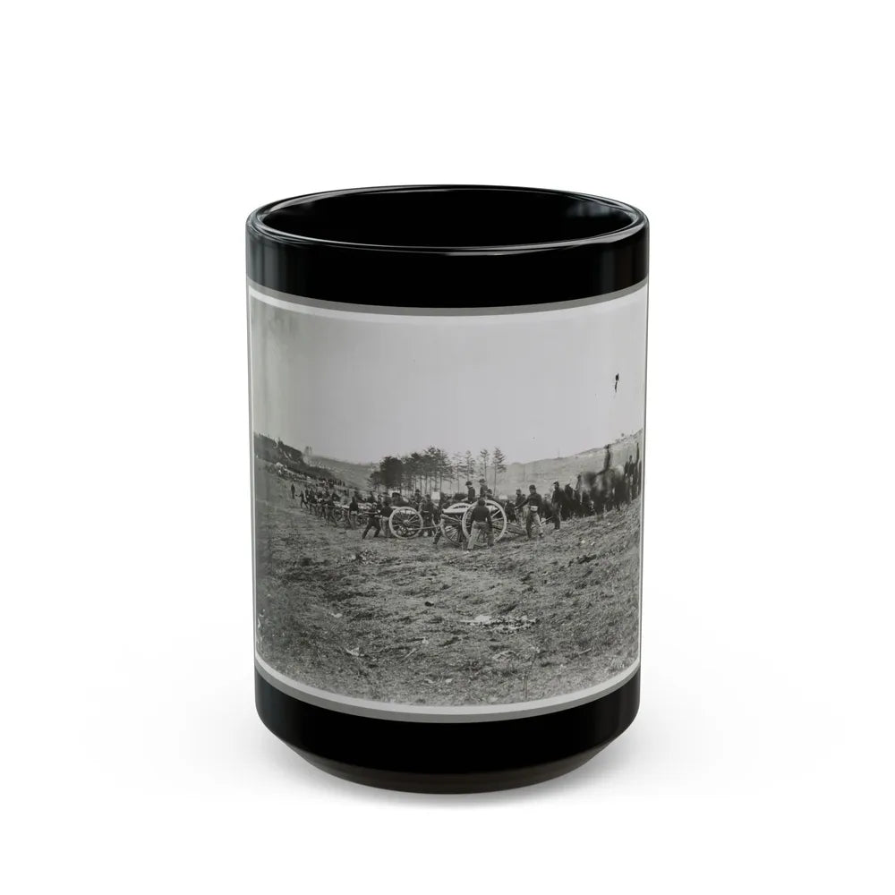 1st Connecticut Battery, Near Fredericksburg, Va., May 2, 1863 (U.S. Civil War) Black Coffee Mug-15oz-Go Mug Yourself