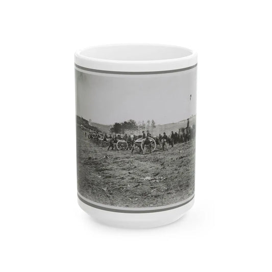 1st Connecticut Battery, Near Fredericksburg, Va., May 2, 1863 (U.S. Civil War) White Coffee Mug-15oz-Go Mug Yourself