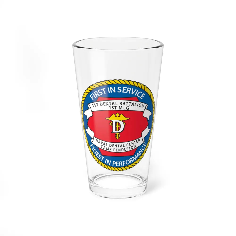 1st Dental Btn Naval Dental Cnt Camp Pendleton (U.S. Navy) Pint Glass 16oz-16oz-Go Mug Yourself