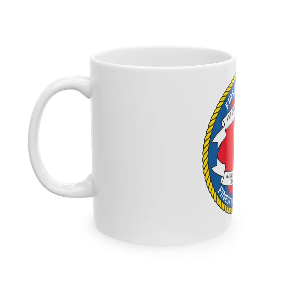 1st Dental Btn Naval Dental Cnt Camp Pendleton (U.S. Navy) White Coffee Mug-Go Mug Yourself