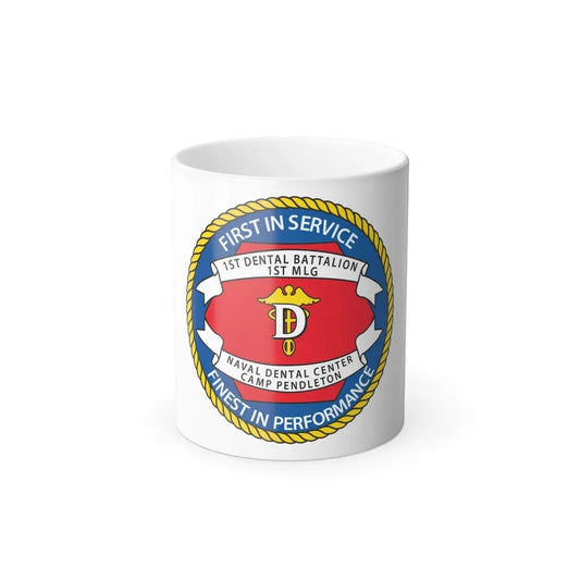 1st Dental Btn Naval Dental Cnt Camp Pendleton (U.S. Navy) Color Changing Mug 11oz Default Title 11oz - Go Mug Yourself