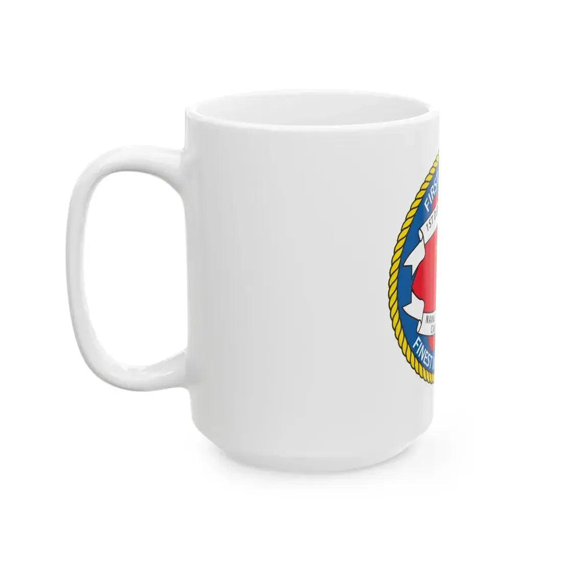 1st Dental Btn Naval Dental Cnt Camp Pendleton (U.S. Navy) White Coffee Mug - Go Mug Yourself
