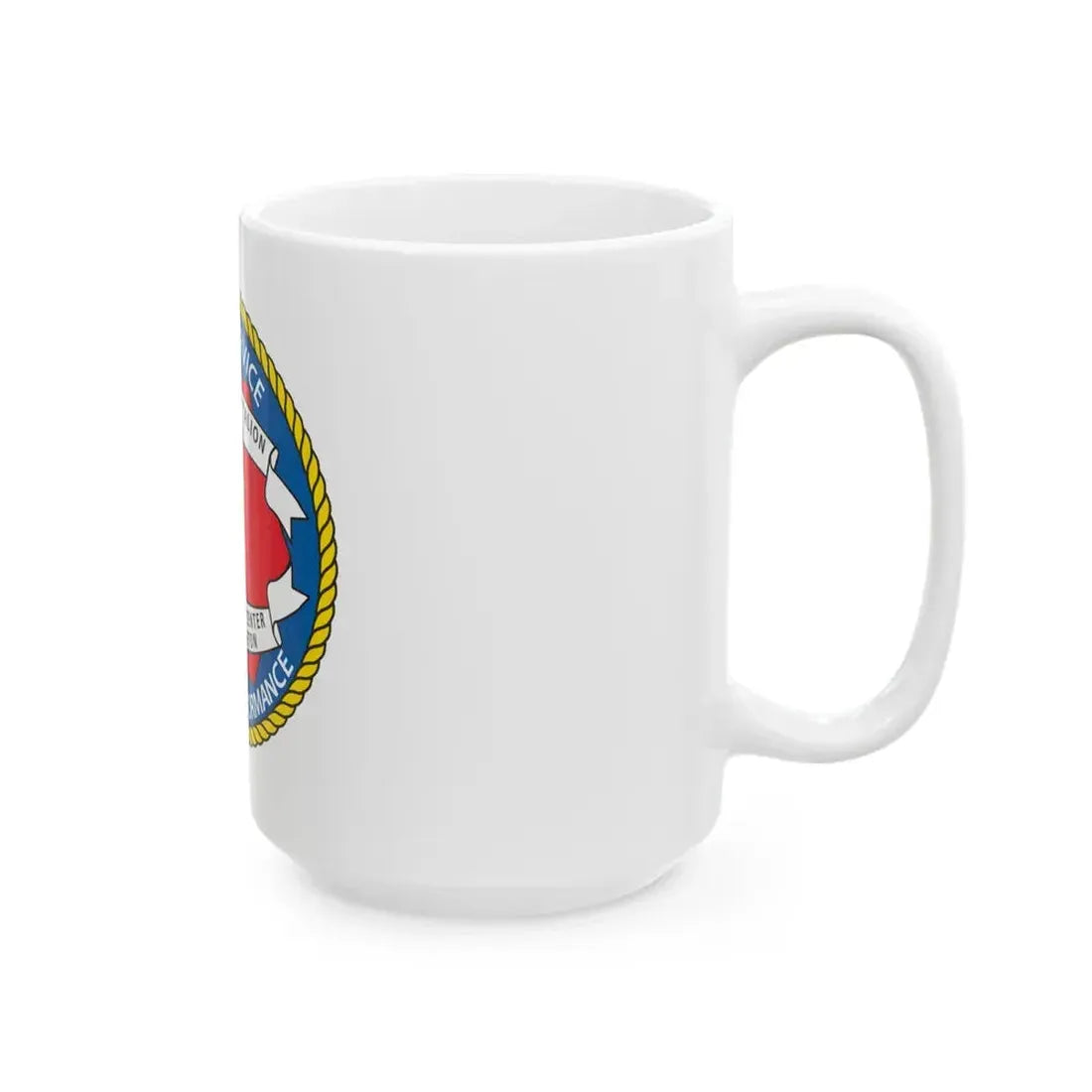 1st Dental Btn Naval Dental Cnt Camp Pendleton (U.S. Navy) White Coffee Mug - Go Mug Yourself
