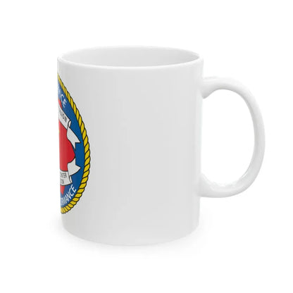 1st Dental Btn Naval Dental Cnt Camp Pendleton (U.S. Navy) White Coffee Mug - Go Mug Yourself